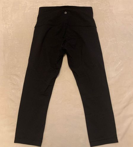 Lululemon Wunder Under Pants C60416 Black Leggings Size 4