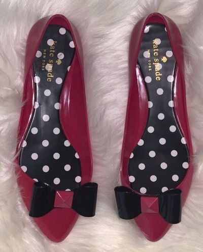 kate spade jelly flats