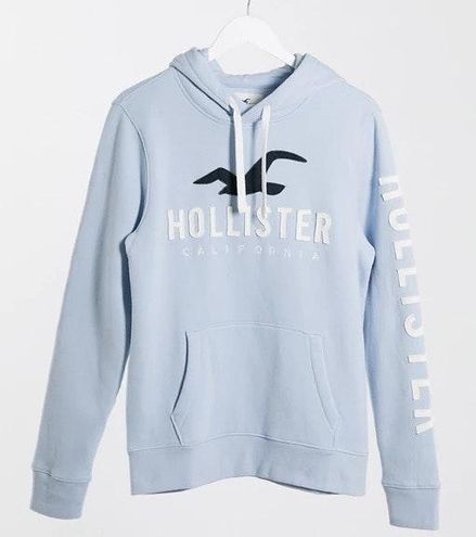 hollister blue hoodie