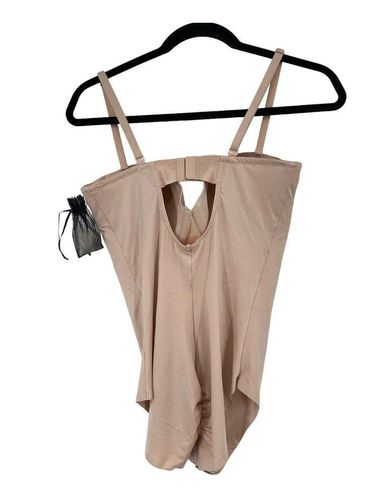 Spanx bodysuit nude 10205R Suit Your Fancy Strapless cupped