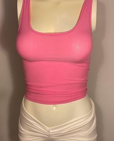 RARE Skims Bubblegum Pink Ribbed Tank Top Size 4X NWT bubble gum