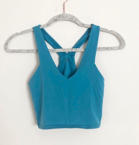 Alo Yoga Airbrush Real Bra Tank Blue Splash XS - $65 - From Julie