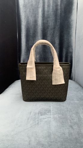 Michael Kors Jet Set Travel Extra-Small Logo Top-Zip Tote Bag Black - $131  - From Haysel