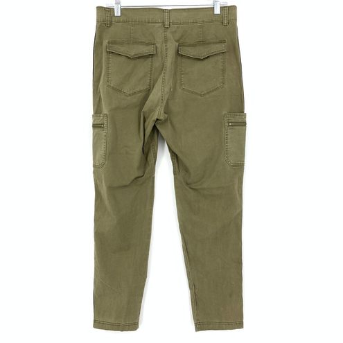 Athleta Women's Size 6 Summit Cargo Pant Side Pockets Olive Green Side  Stripe - $45 - From Gwen