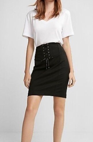 EXPRESS High Waisted Corset Pencil Skirt Size 6 New with Tag - $17