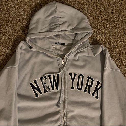 Brandy Melville New York Christy Hoodie Gray - $38 (30% Off Retail) - From J