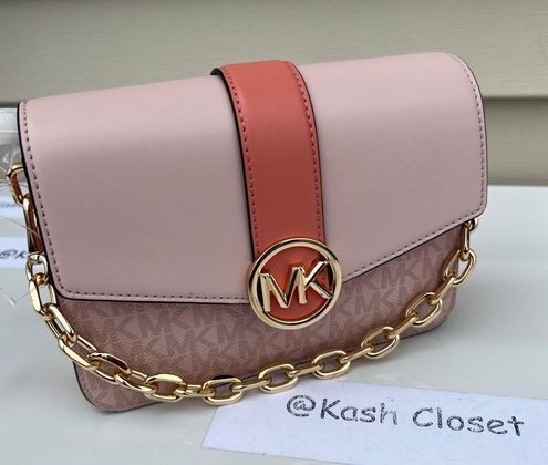 Michael Kors Carmen Small Monogram Flap Crossbody - Sherbert Multiple -  $189 (57% Off Retail) New With Tags - From Kash