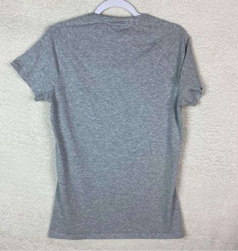 Gymshark Women's Fit T-Shirt Size M Grey Jersey Body Fit T-Shirt