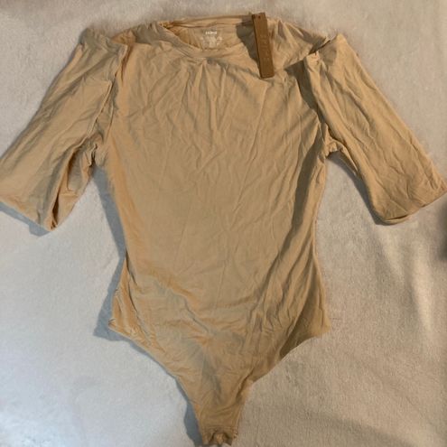 SKIMS Fits Everybody Long Sleeve Bodysuit NWT M Tan Size M