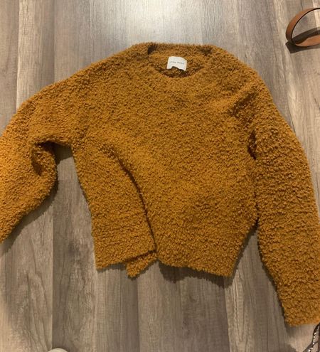 Pink Rose Burnt Orange Fuzzy Sweater Size XL - $13 (48% Off Retail) - From  Brianna