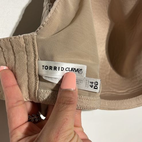 Torrid Curve Nude Underwire Adjustable Strap Bra Size 44DD - $24