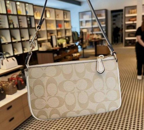 Coach Nolita 19 In Signature Canvas With Floral Applique ch619 - $159 New  With Tags - From Emily