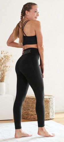 Gymshark Flex High Waisted Leggings - Black/Charcoal 2