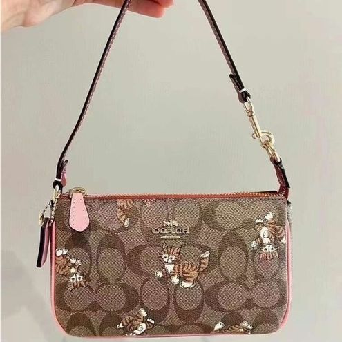 Coach Nolita 19 in Signature Canvas with Dancing Kitten Print