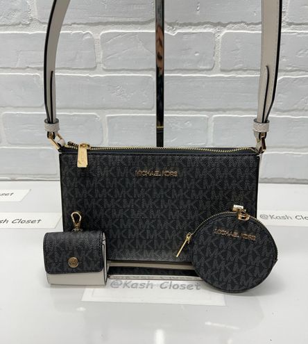 Michael Kors Jet Set Travel Tech Attached Crossbody Bag - Black - $179 (60%  Off Retail) New With Tags - From Kash