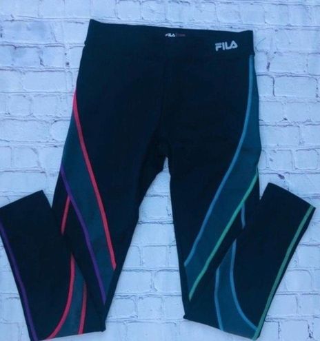 FILA Womens Athletic Sporty Multicolor Leggings Sz S - $20 - From Thrifty