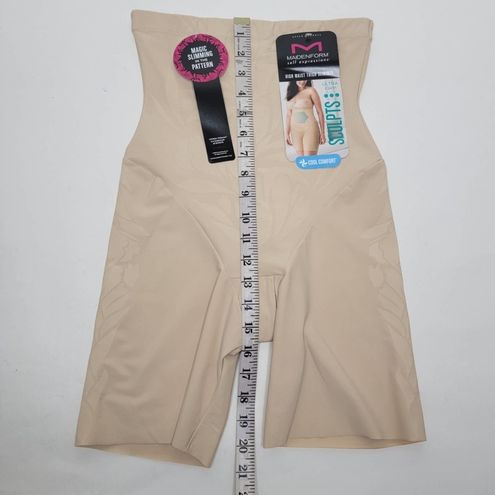 Nwt Maidenforn High Waist Thigh Slimmer Beige Shapewear SE0072