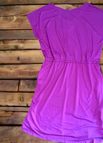 LuLaRoe 3XL Isla Crossback Dress • Wide Neckline Dolman Short Sleeves Side  Slits Purple Size 3X - $38 (24% Off Retail) New With Tags - From Jen