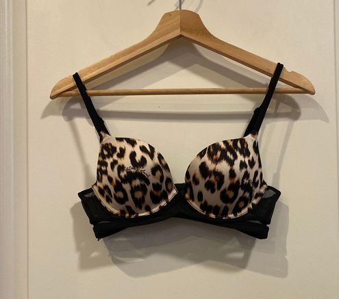 Victoria's Secret Leopard Very Sexy Push-Up Bra Black - $35 - From