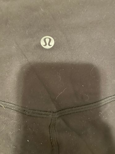 LULU LEMON SIZE 0 BLACK LEGGINGS