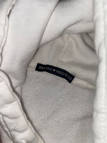 Brandy Melville New York Hoodie White - $32 (33% Off Retail