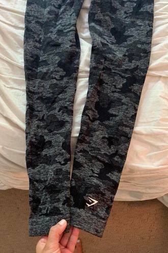 Gymshark Camo Seamless Leggings Black - $38 (36% Off Retail) - From Amber