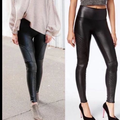 Spanx black moto leggings size small - $34 - From Melinda