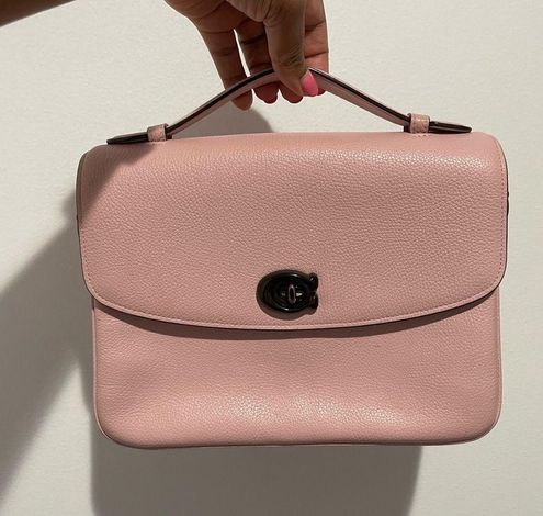 Coach Cassie Crossbody Top Handle Pebbled Leather Aurora Pink - $195 - From  Bincy