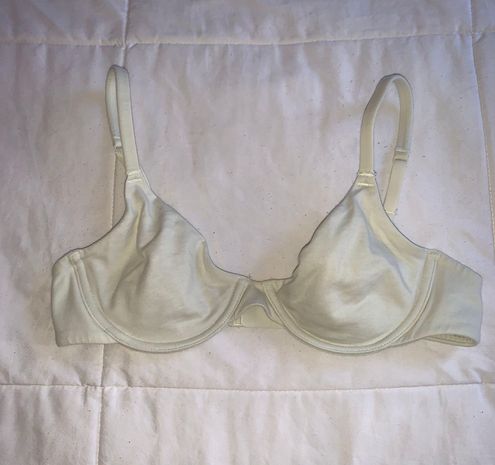 SKIMS- Cotton Jersey Underwire Bra 34B White Size M - $16 - From Michelle