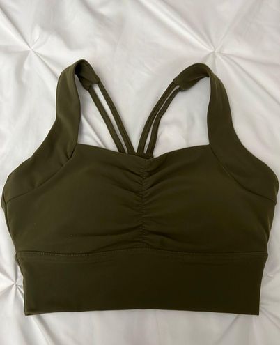 Bloom Sports Bra - Grounded Dark Olive