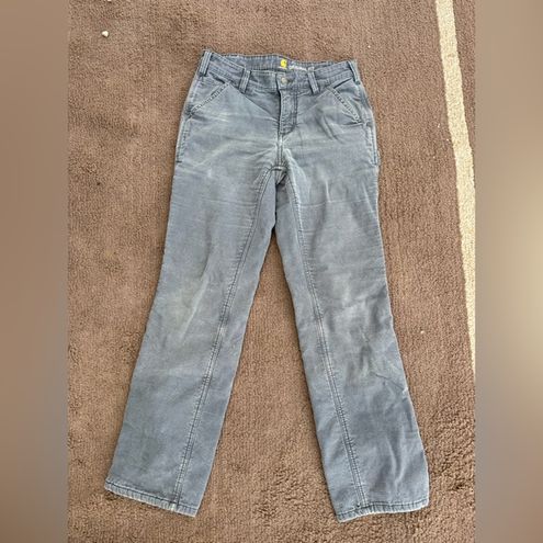 Carhartt fleece lined pants, size 8 - $35 - From Leslie