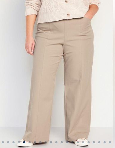 High-Waisted Pull-On Pixie Wide-Leg Pants, Old Navy