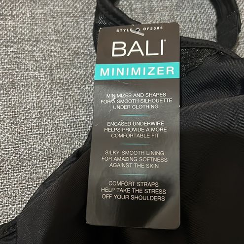 New - - BALI Minimizer Underwire Bra Black 34DD/32DDD Size undefined - $14  New With Tags - From Shoptillyoudrop