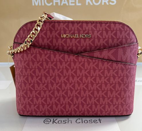 MK JET SET TRAVEL MEDIUM LOGO DOME CROSSBODY BAG (LAST PRICE POSTED),  Women's Fashion, Bags & Wallets, Cross-body Bags on Carousell