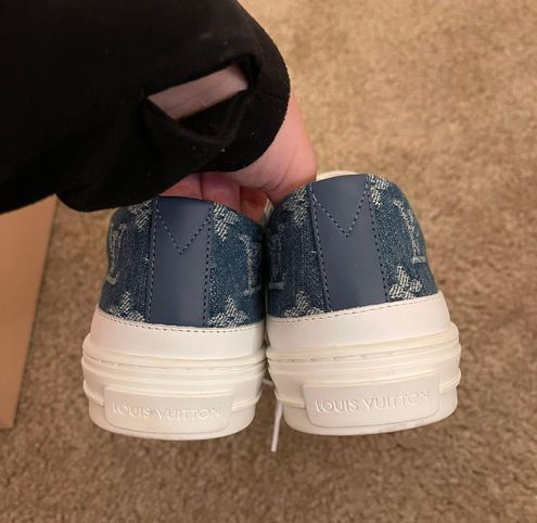 Louis Vuitton LV Sneakers Blue Size 8 - $440 (46% Off Retail) - From Amanda