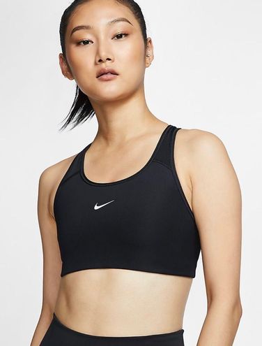 Nike Dri-FIT Swoosh Sports Bra Black Size M - $15 (60% Off Retail