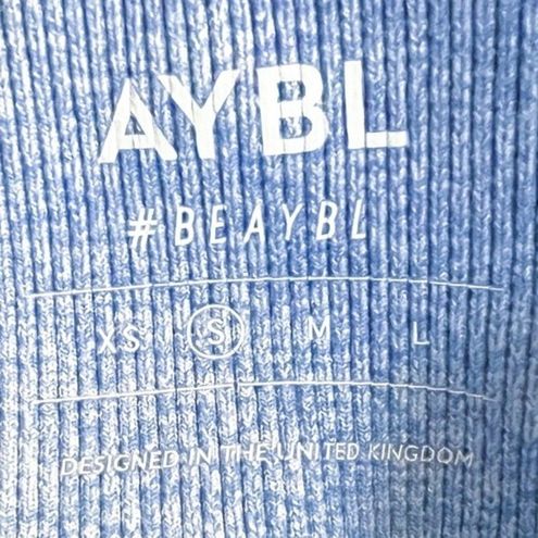 AYBL Pulse Ombré Seamless Workout Leggings In Sky Blue Size S