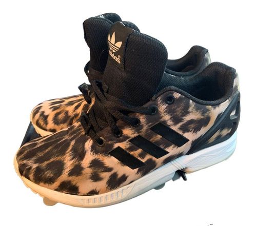 Adidas Torsion zx Flux Leopard Print Multi Size 6.5 - $20 - Tayz