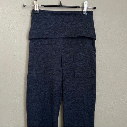 Aerie OFFLINE By The Hugger High Waisted Foldover Flare Legging in Steel  Blue XS - $29 - From OC