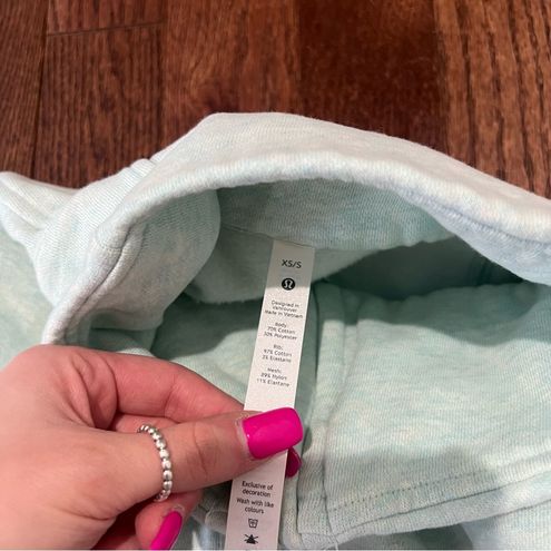 Lululemon Scuba Oversized Funnel Neck Half Zip Heathered Delicate Mint Size  undefined - $95 - From Karena