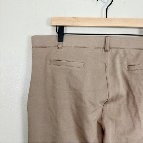 Betabrand NWT Boot-Cut Classic Dress Pant Yoga Pants in Khaki