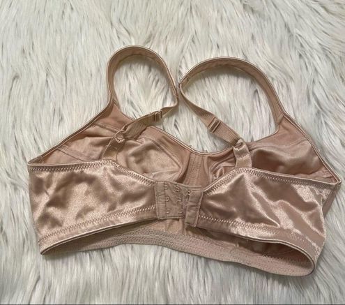 Bali Satin Tracings Minimizer Bra Soft Taupe Tan Size undefined