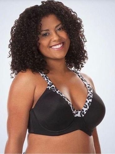 Leading Lady leopard full figure bra 50DD Size undefined - $33 - From Blue