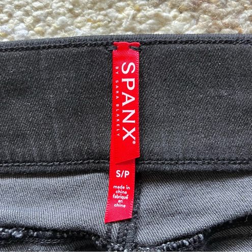 Spanx Distressed Ankle Skinny Jeans In Vintage Black