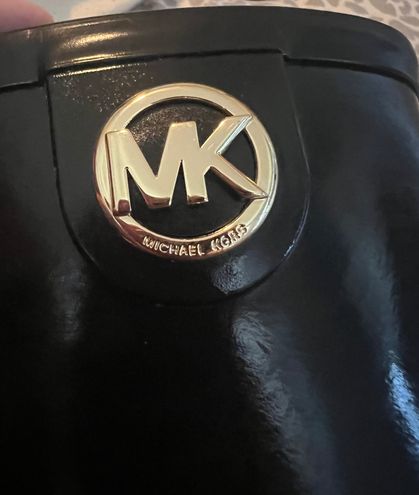 Michael Kors MK Monogram Waterproof Black Ankle Rain Boots Size 8 - $35  (70% Off Retail) - From Samantha