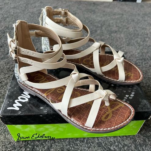 Sam Edelman Gaton snake print Sandals size 6 wide Multiple 45