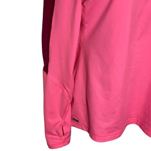 Champion Women's Duofold Performax Pink 1/2 Zip L/S Pullover Jacket Sz M  Size M - $8 - From Jennifer
