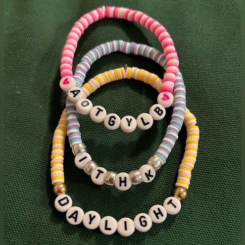 Taylor Swift Lover Clay Bead Bracelet