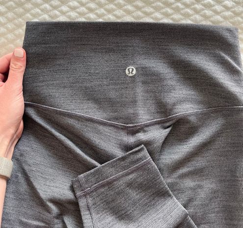 Lululemon Align 25 inch leggings mini heathered herringbone size 4 Gray -  $67 - From Athena