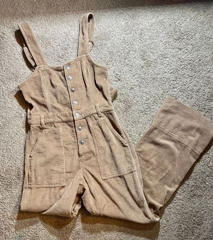 Aerie Corduroy Kick Flare Overalls